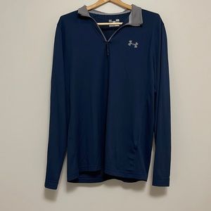 Mens Under Armour Blue Quarter Zip
